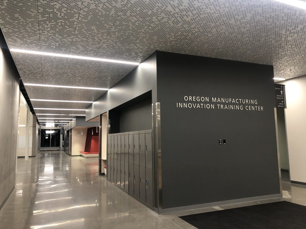Inside the Oregon Manufacturing Innovation Training Center (OMIC), LEED Silver