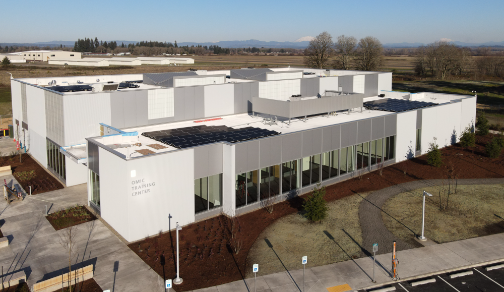 Outside OMIC, LEED Silver