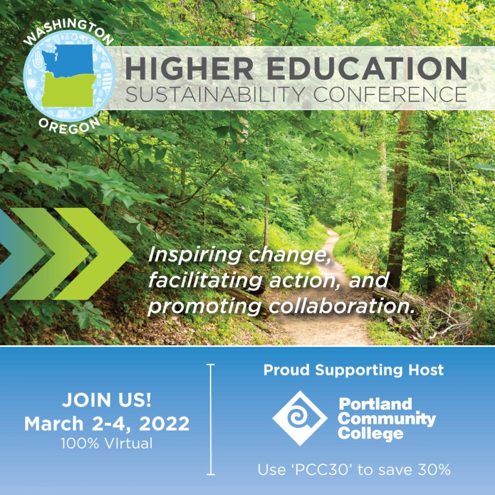 Higher Education Sustainability Conference poster