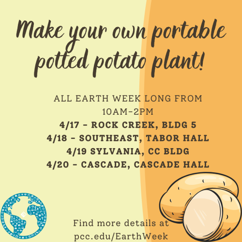 Potato plant giveaway graphic