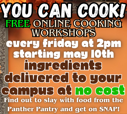 Free online cooking workshops