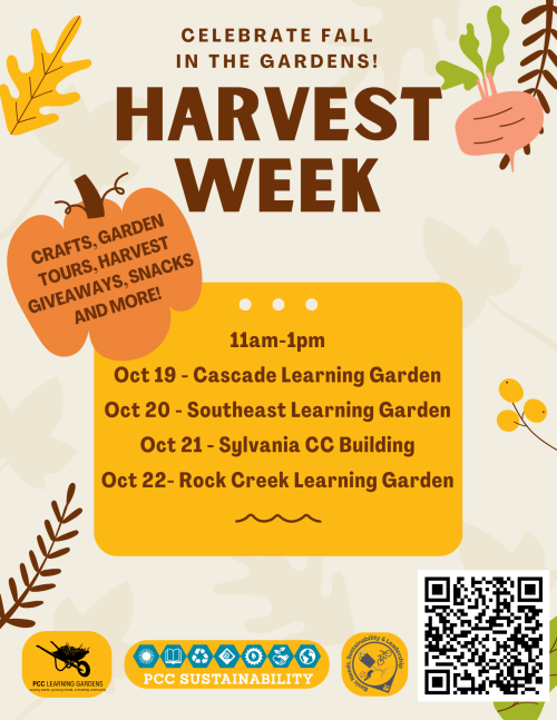 Harvest Week October 19-22, 2026
