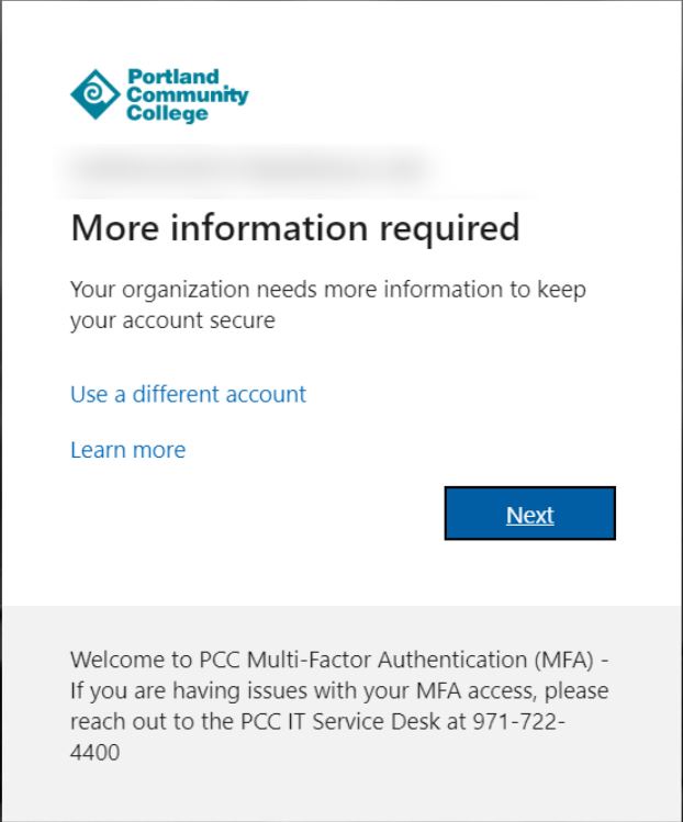 MultiFactor Authentication Enrollment Process Chrome Extension