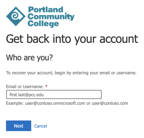 account selection prompt