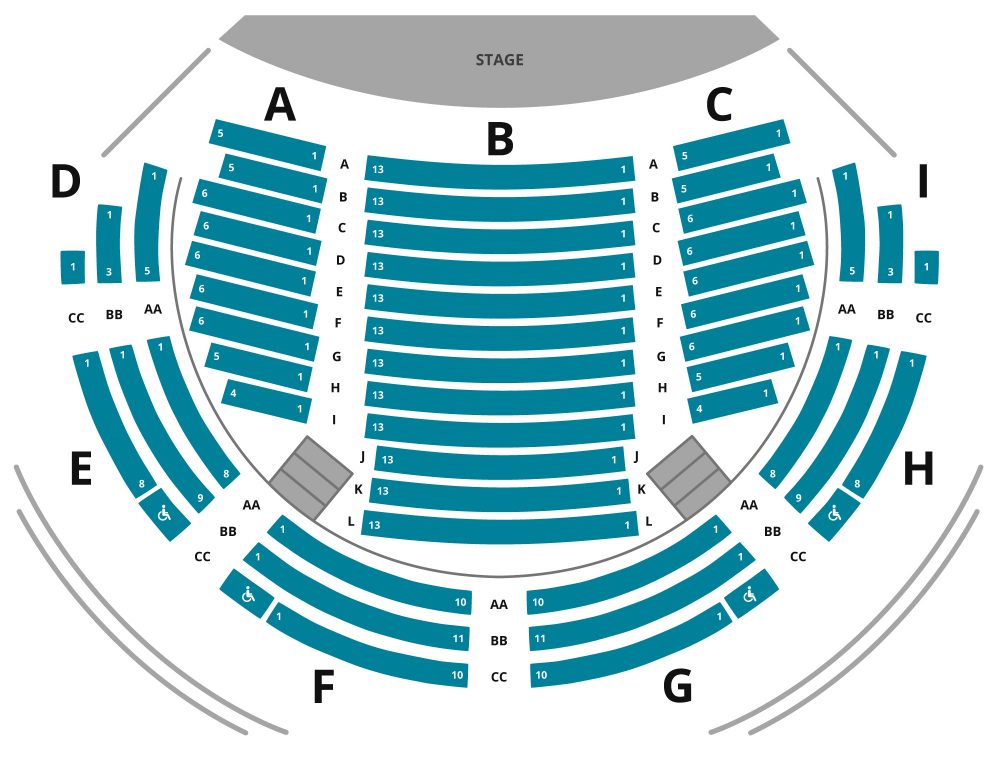 Theatre seating chart