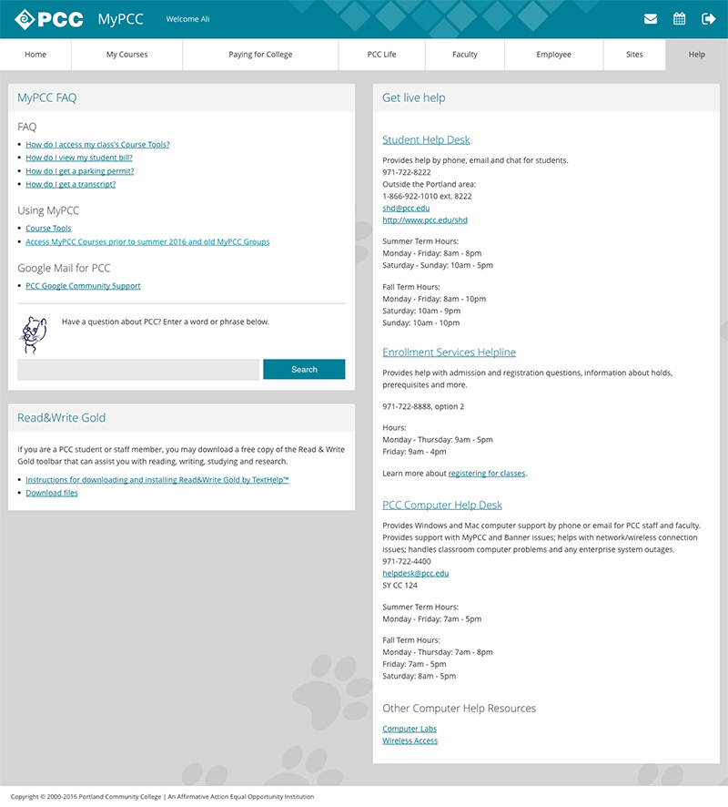 Even 2-column layout