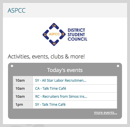 ASPCC calendar