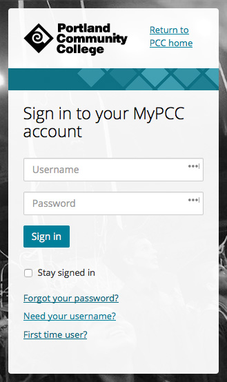 Login form – small