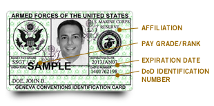 green ID card