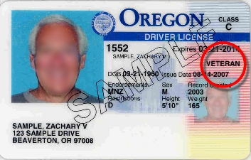 Oregon drivers license