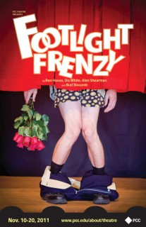 The poster for 'Footlight Frenzy.'
