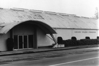 This building became the gymnasium for the Cascade Campus for many years until a 2001 bond measure gave the college a brand new facility across North Killingsworth Street.