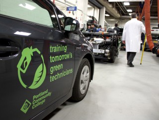 PCC's Automotive Service Technology Program wants to be a regional training center for green cars.