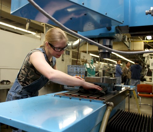 In her second year, Pierce has had a scholarship since her graduation from Gladstone High School when she was a participant in the three-week, seven-credit PCC Summer Robotics Camp for her high school.