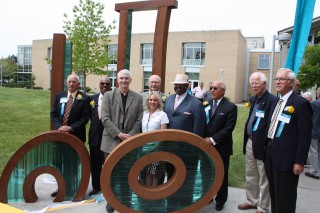 founders25 The finished pieces for the Unity Art Project were celebrated by PCC leaders and past college presidents last May.