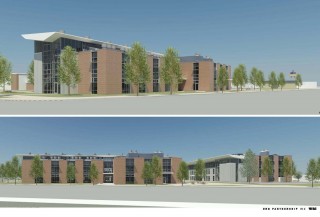 Artist rendering of the future Southeast Center library.