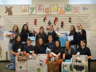 Last year, the campaign collected 4,500 pairs of pairs of socks and this year’s goal is 5,000. 