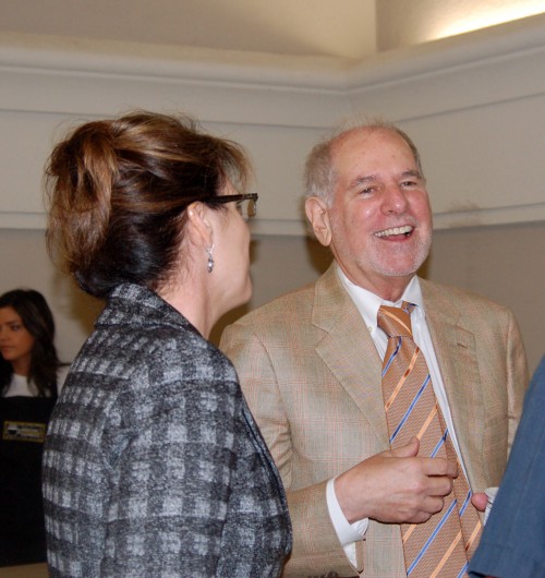 Jessica Howard (president of the Extended Learning Campus/Southeast Center) with Uri Treisman (director of the Charles A. Dana Center and professor of mathematics at the University of Texas at Austin).