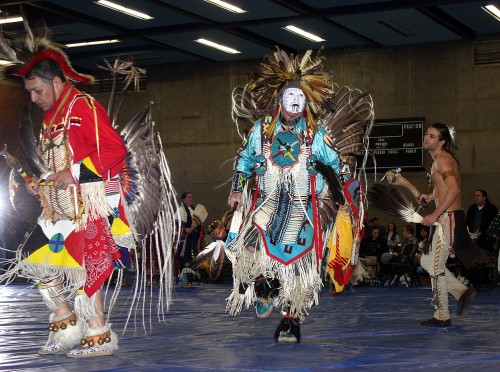 A scene from last year's Winter Powwow at the Sylvania Campus.