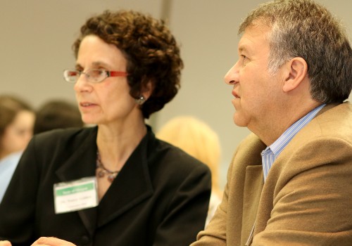 Oregon’s Chief Education Officer Nancy Golden with PCC President Jeremy Brown at June's Student of the Year Awards for the PACTEC and Dual Credit programs.
