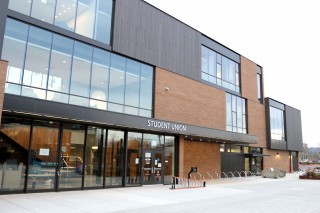 The 36,000-square-foot Student Union replaces the outdated, 1970s-era Student Center. 