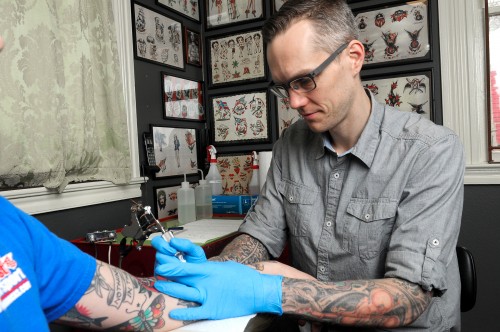 Gilsdorf has taught PCC classes on the art and history of tattooing and the physics and metallurgy of tattoos since 2013. These classes are popular with both artists and community members.