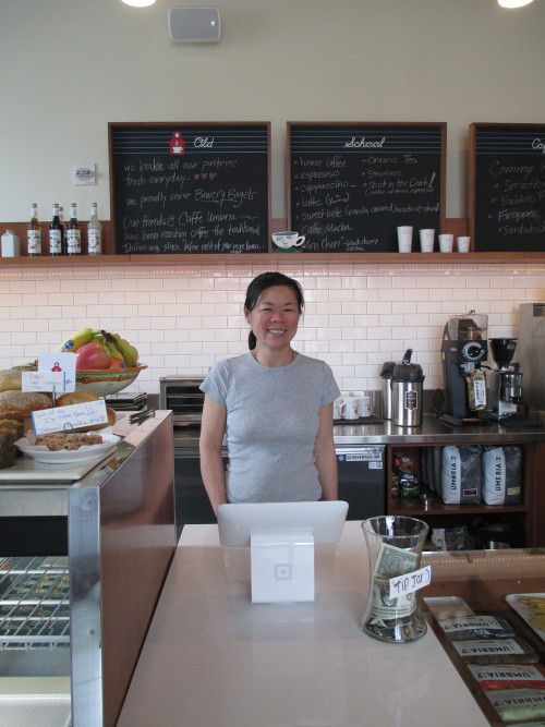 Michele Wong's Old School Coffee is now open for business in the new Library at Southeast Campus. Photo by Katherine Miller