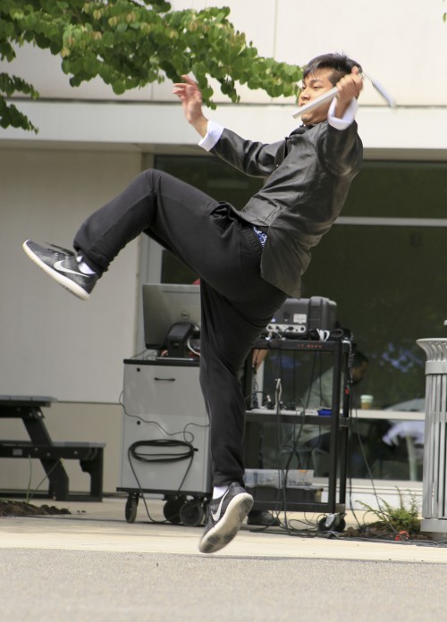 On Wednesday, May 20, Community market Day featured food, music and even a ninja demonstration.