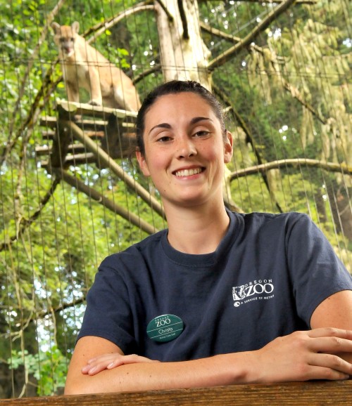 'When I saw that PCC had a biology and zoo management program I knew I had found the right place for me,' said Christa Fink.