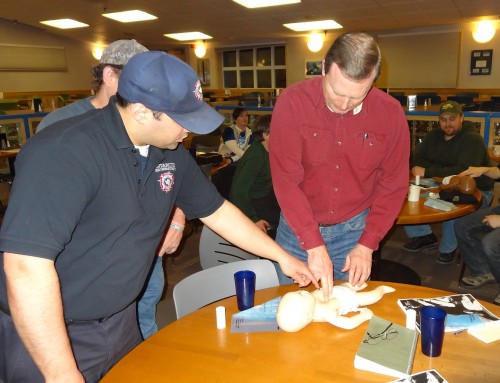 Dr. Harper led classes at McMurdo in AHA Heartsaver CPR and Automated External Defibrillator training. He taught four instructors who in turn instructed 34 non-medical staff at the station in Heartsaver CPR/AED courses.