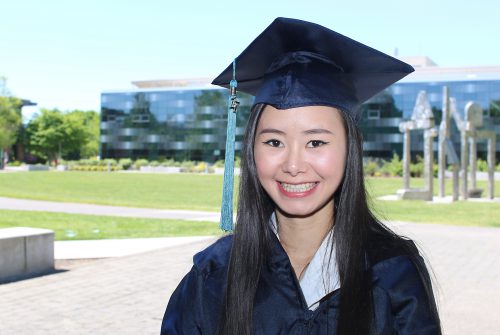 Moon Detering is the 2017 student speaker.