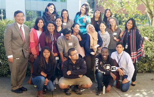 President Mark Mitsui (far left) and the PCC Board have made it their mission to assist undocumented students.