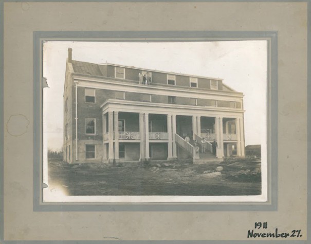 Historic photo of German American Society building, Nov. 27, 1911.