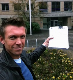 Jason Miller with opsis architecture has permit in hand for Rock Creek Campus