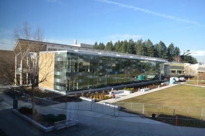 RC Bldg completed view from library